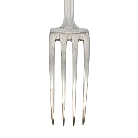 Set of 6 Christofle Sterling Silver Chinon Forks 8 1/8" #20510 - Picture 7 of 10